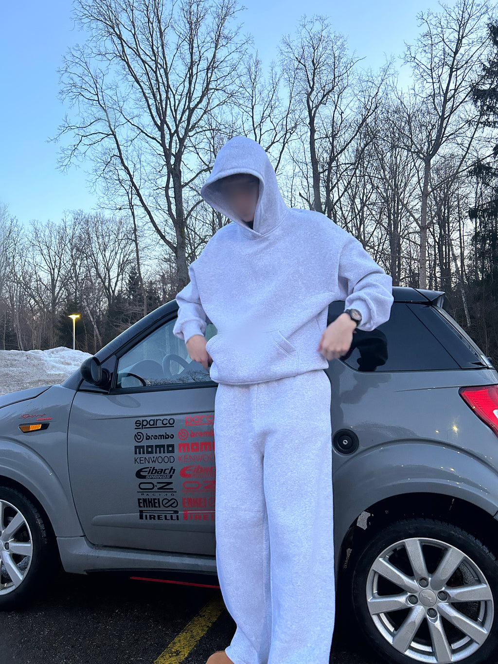 Courtivo Grey Hoodie