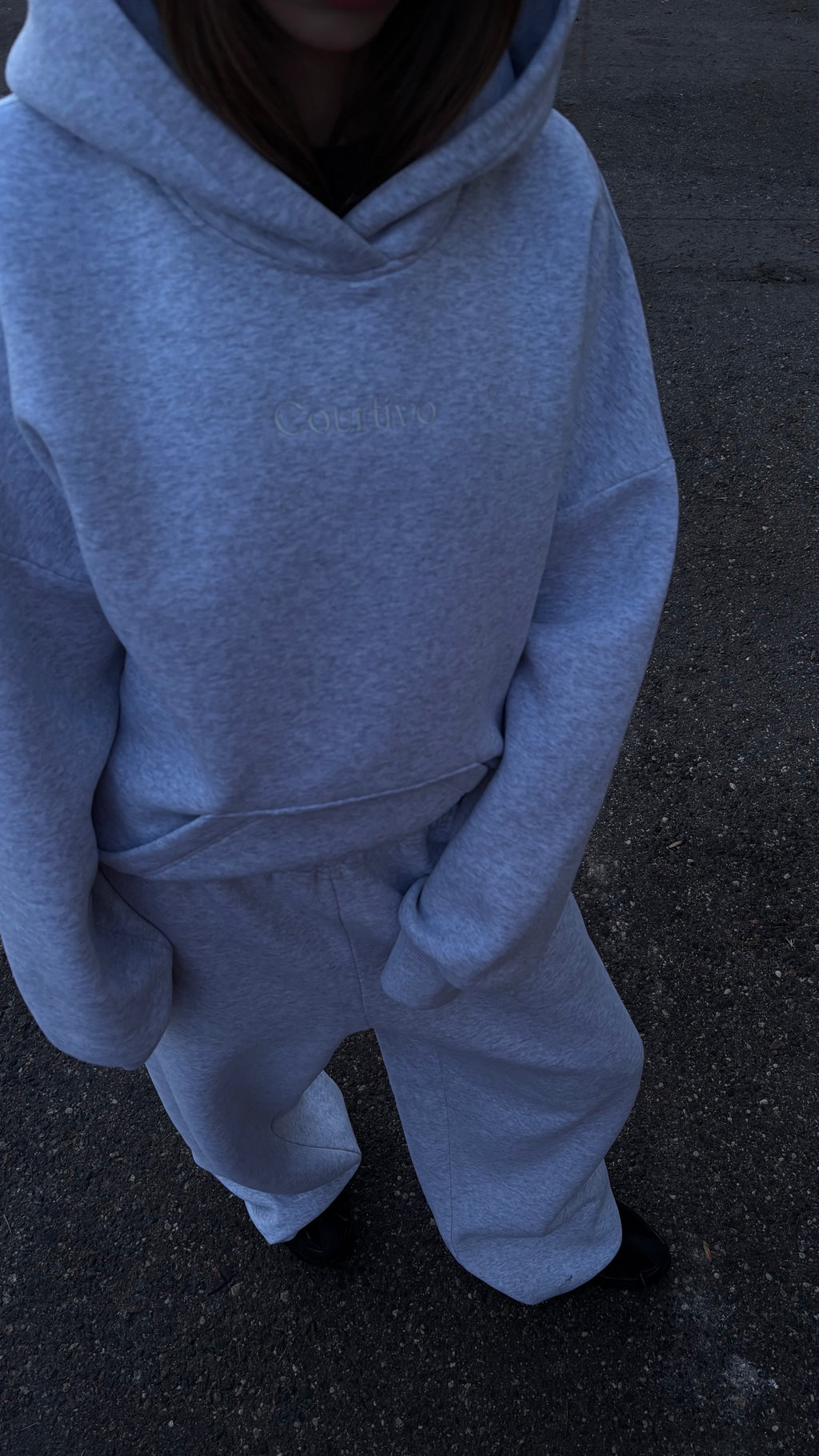 Courtivo Grey Hoodie