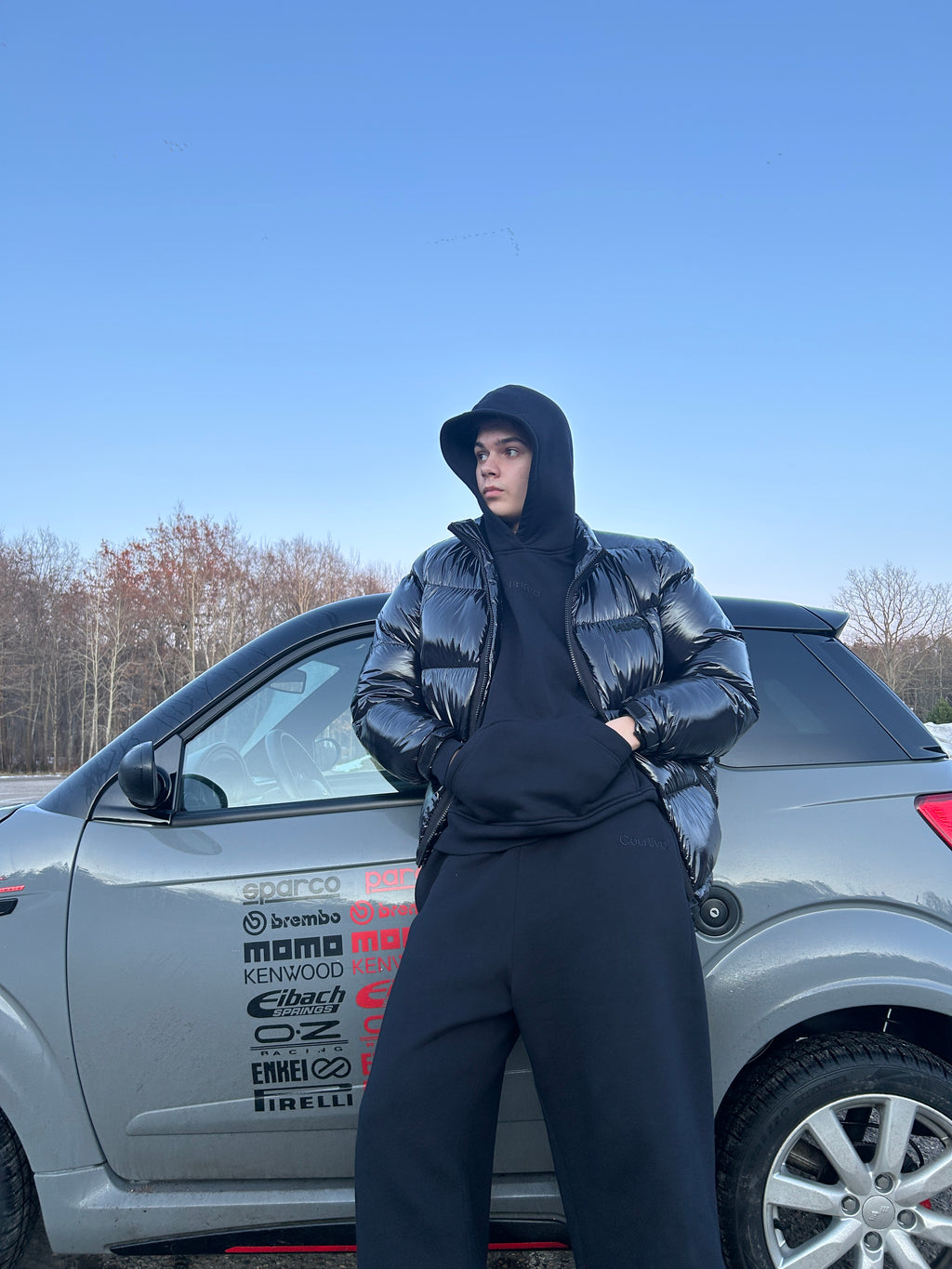 Courtivo Navy Hoodie