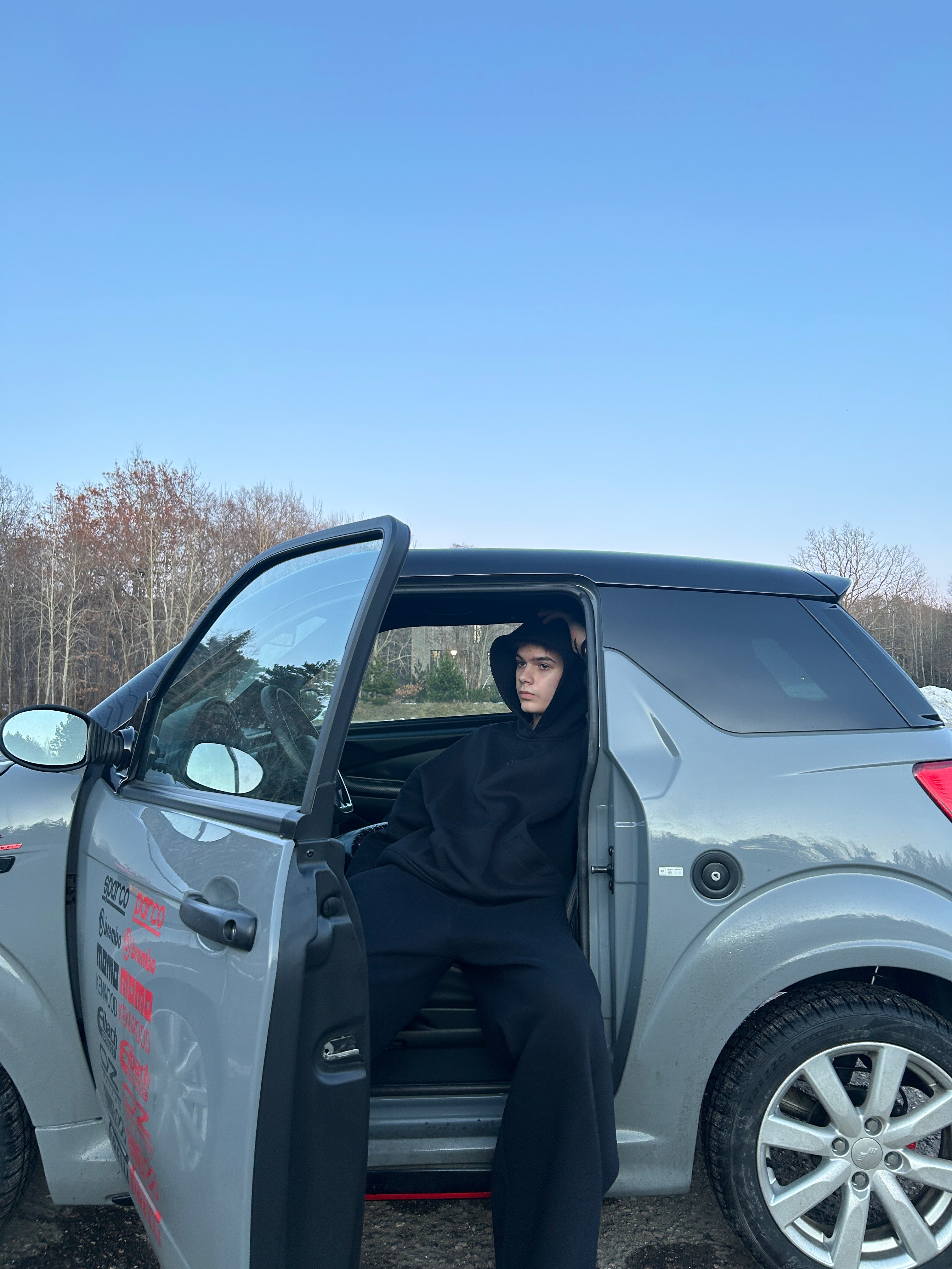 Courtivo Navy Hoodie