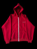 Courtivo Red Zip Hoodie
