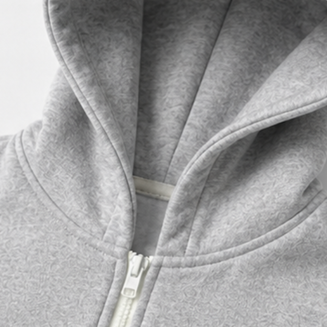 Courtivo Zip Hoodie — Grey — photo 4