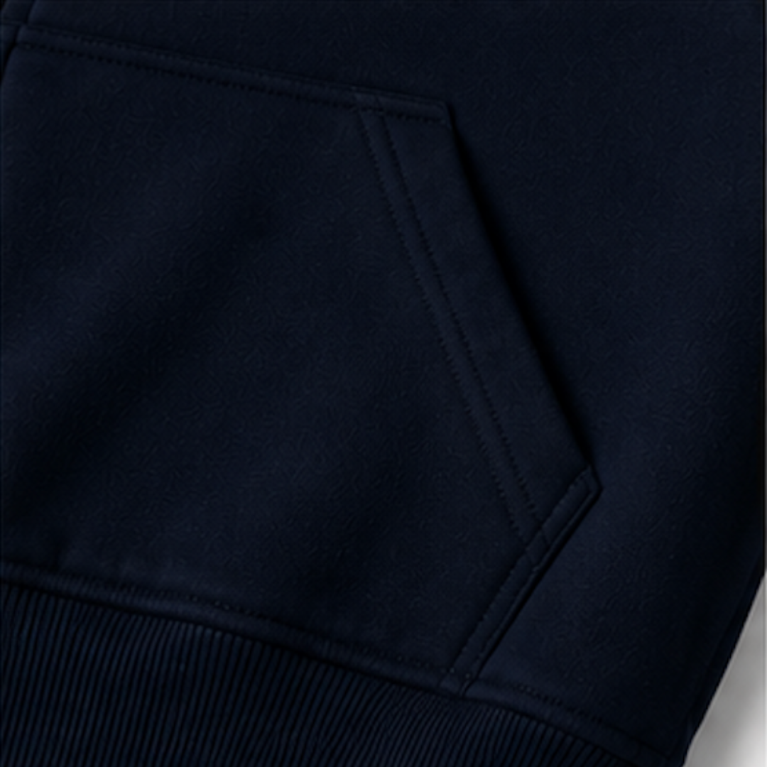Courtivo Zip Hoodie — Navy — photo 3