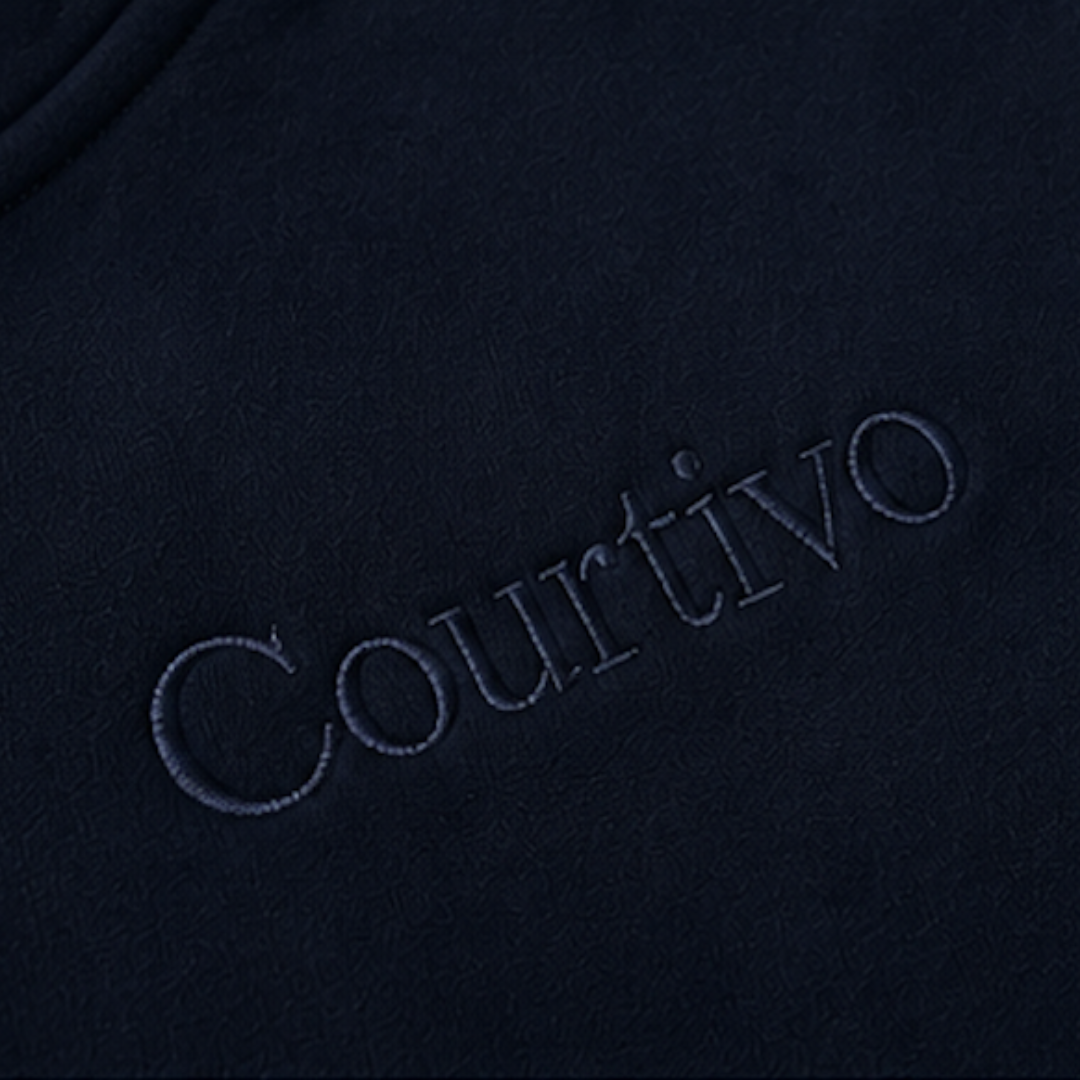 Courtivo Zip Hoodie — Navy — photo 4