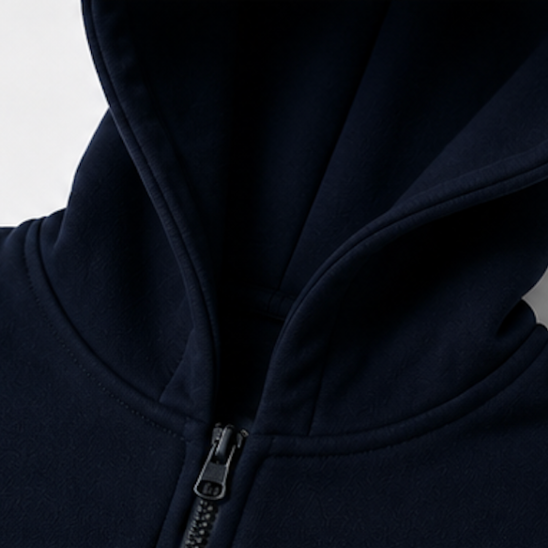 Courtivo Zip Hoodie — Navy — photo 5