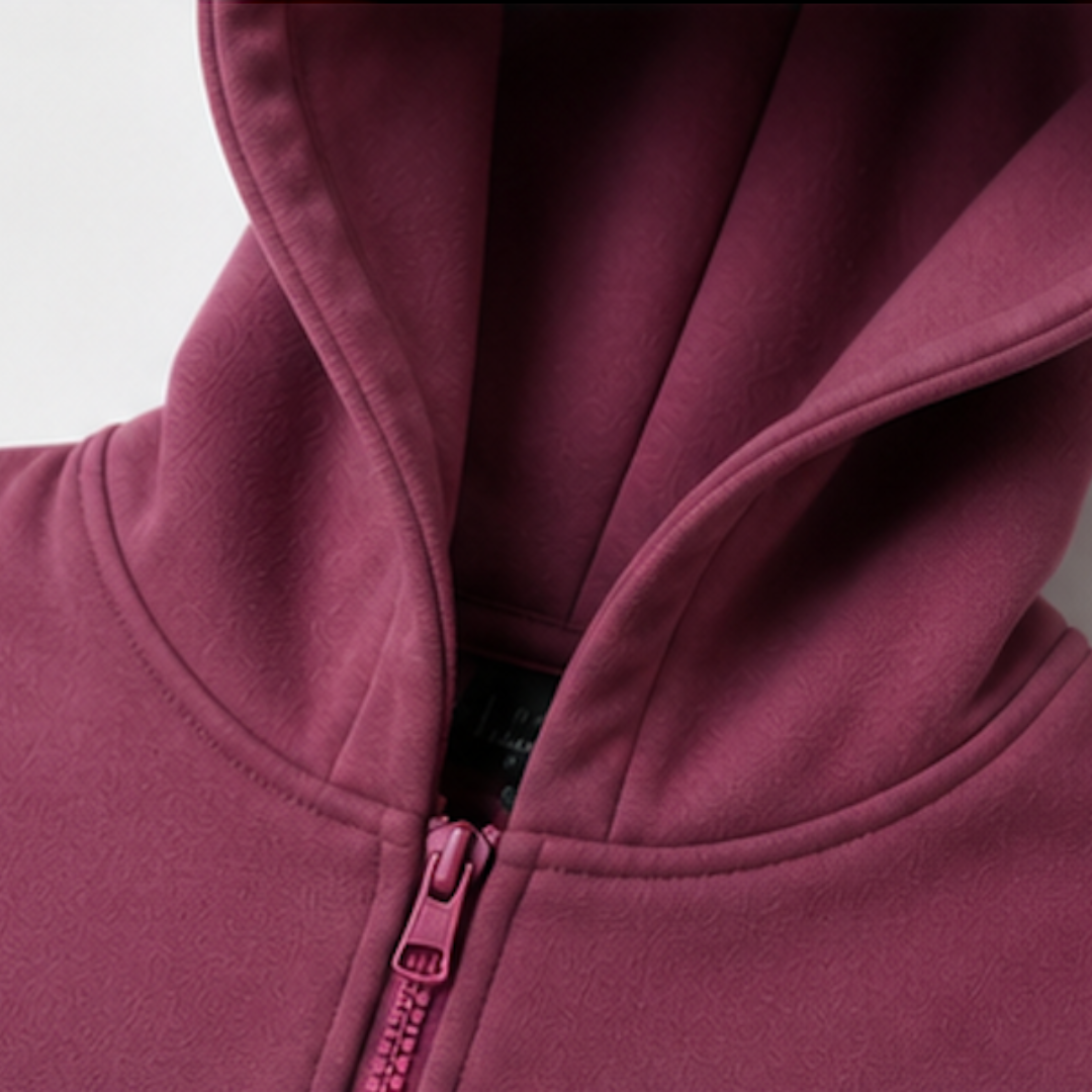 Courtivo Zip Hoodie — Pink — photo 6