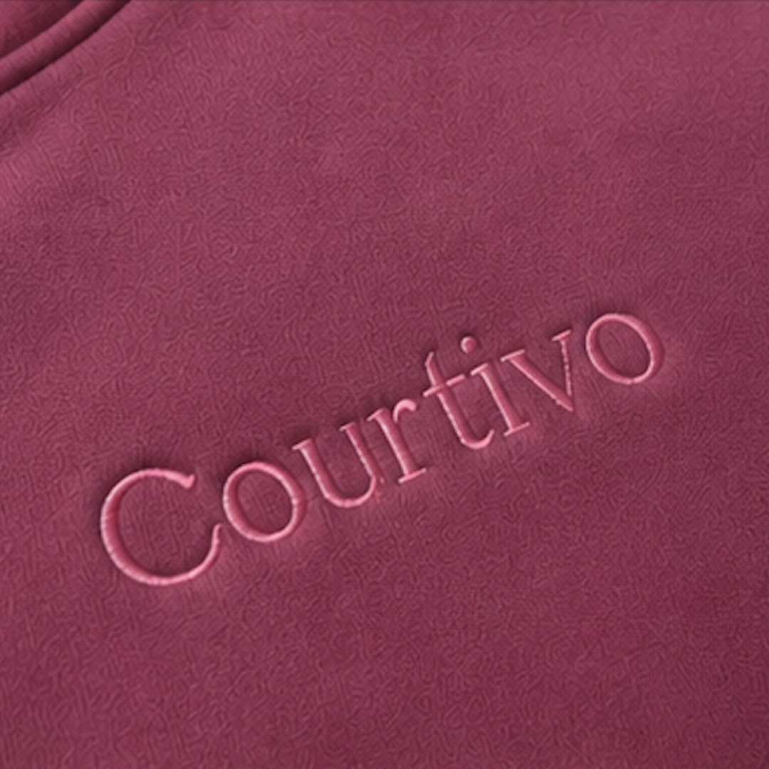Courtivo Zip Hoodie — Pink — photo 5