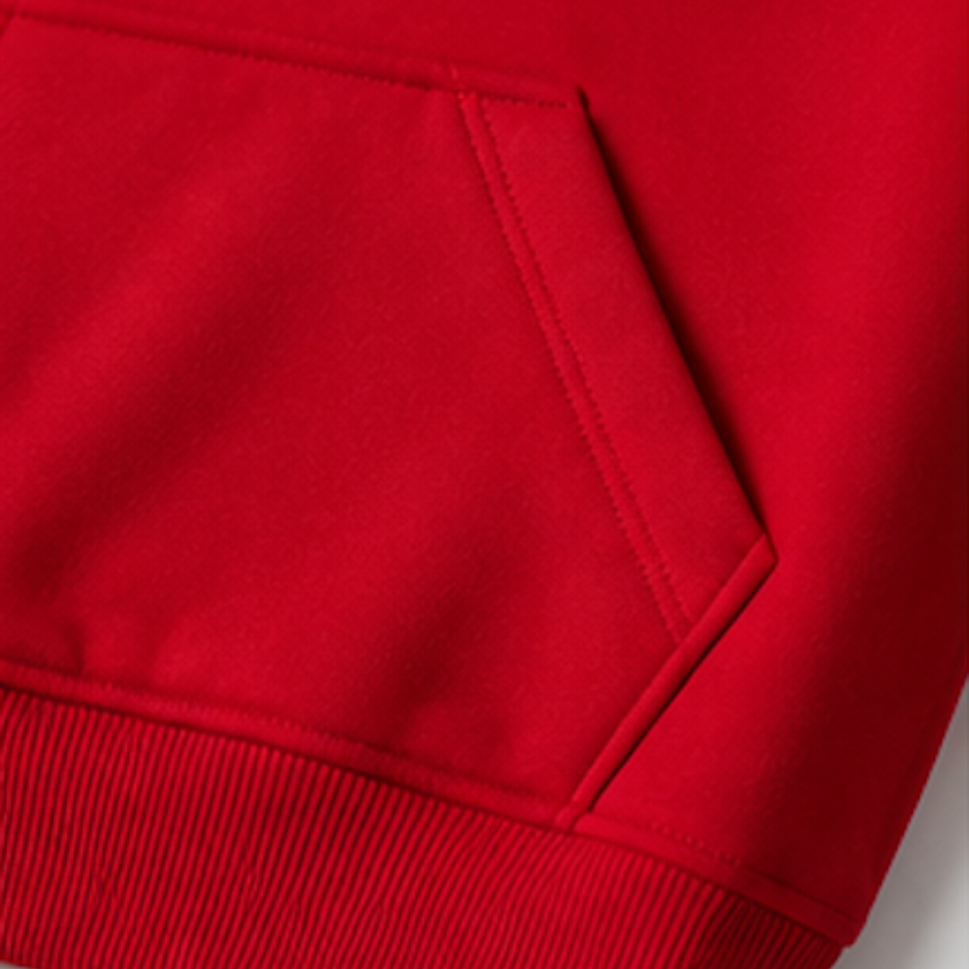 Courtivo Zip Hoodie — Red — photo 2